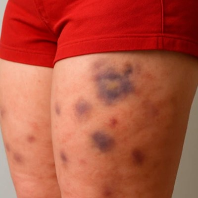 Moratones en las piernas